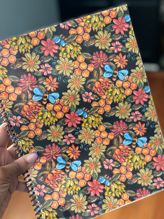 Floral notebook