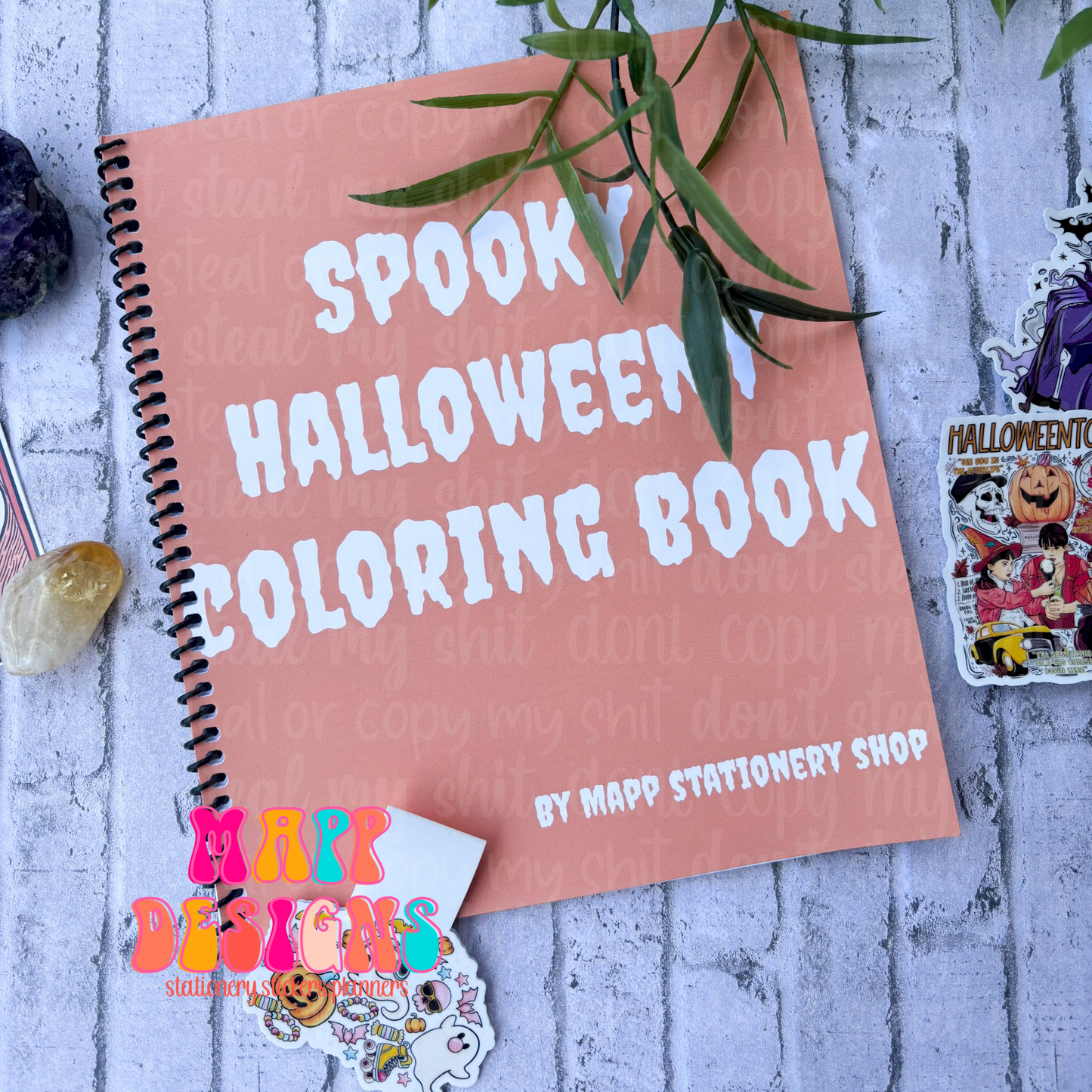 Halloween Inspired Coloring Book