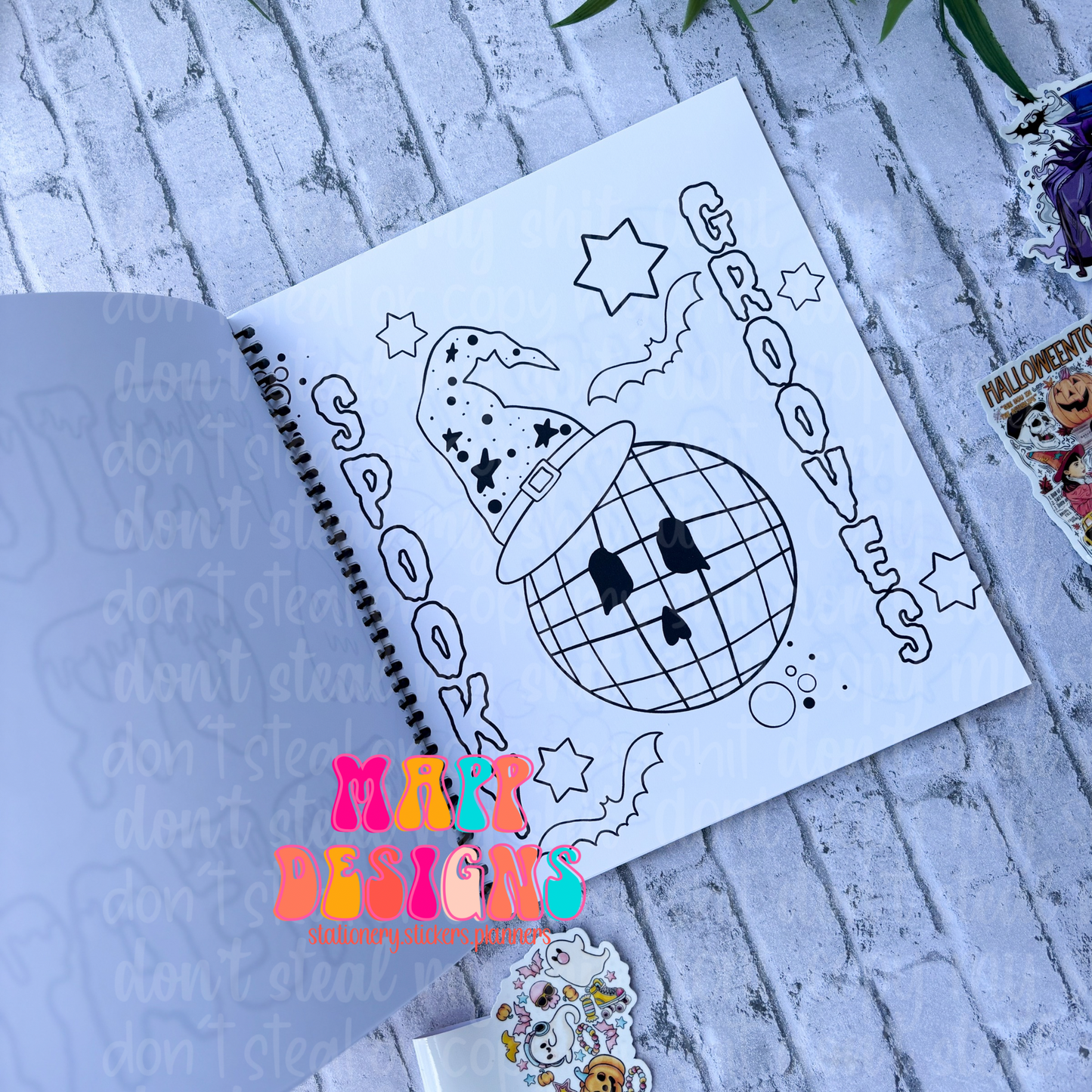 Halloween Inspired Coloring Book