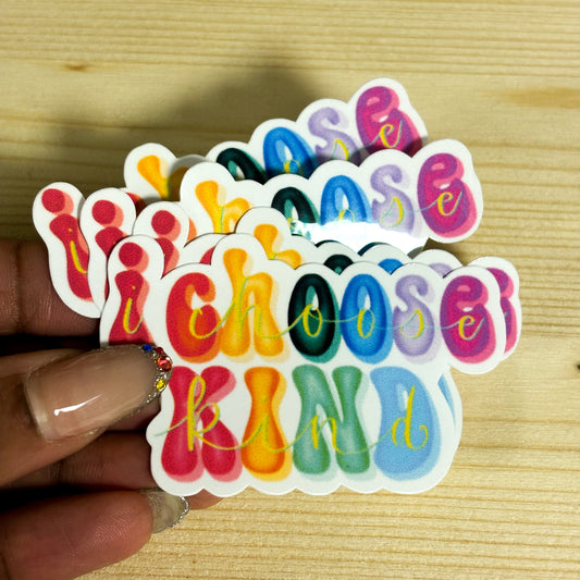 I Choose Kind Sticker PRIDE